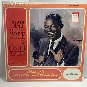 Vintage Nat King Cole & Lester Young “collectors item” vinyl album